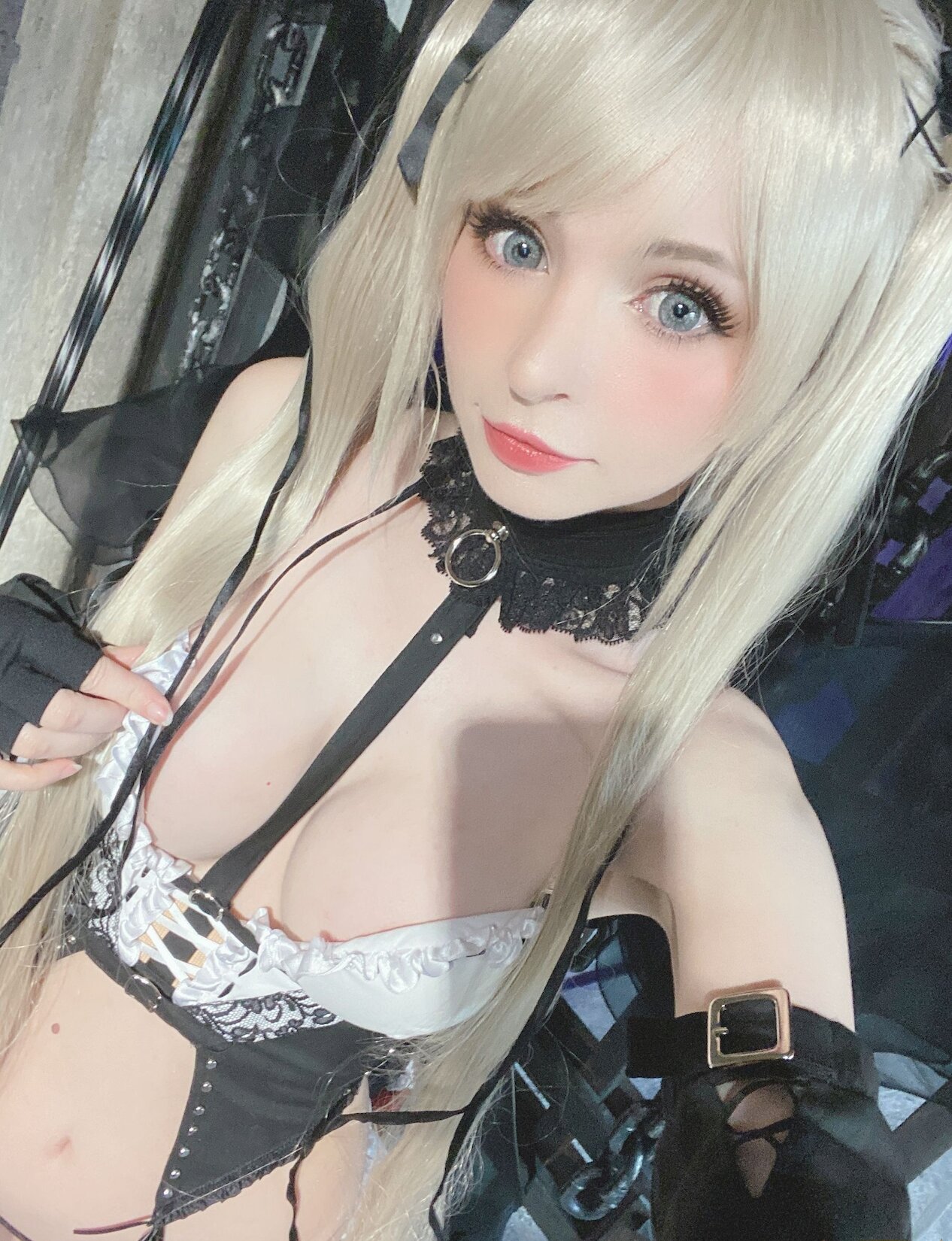 [Ůcosplay] Peach milky – Sakimichan Marie Rose Set/58P